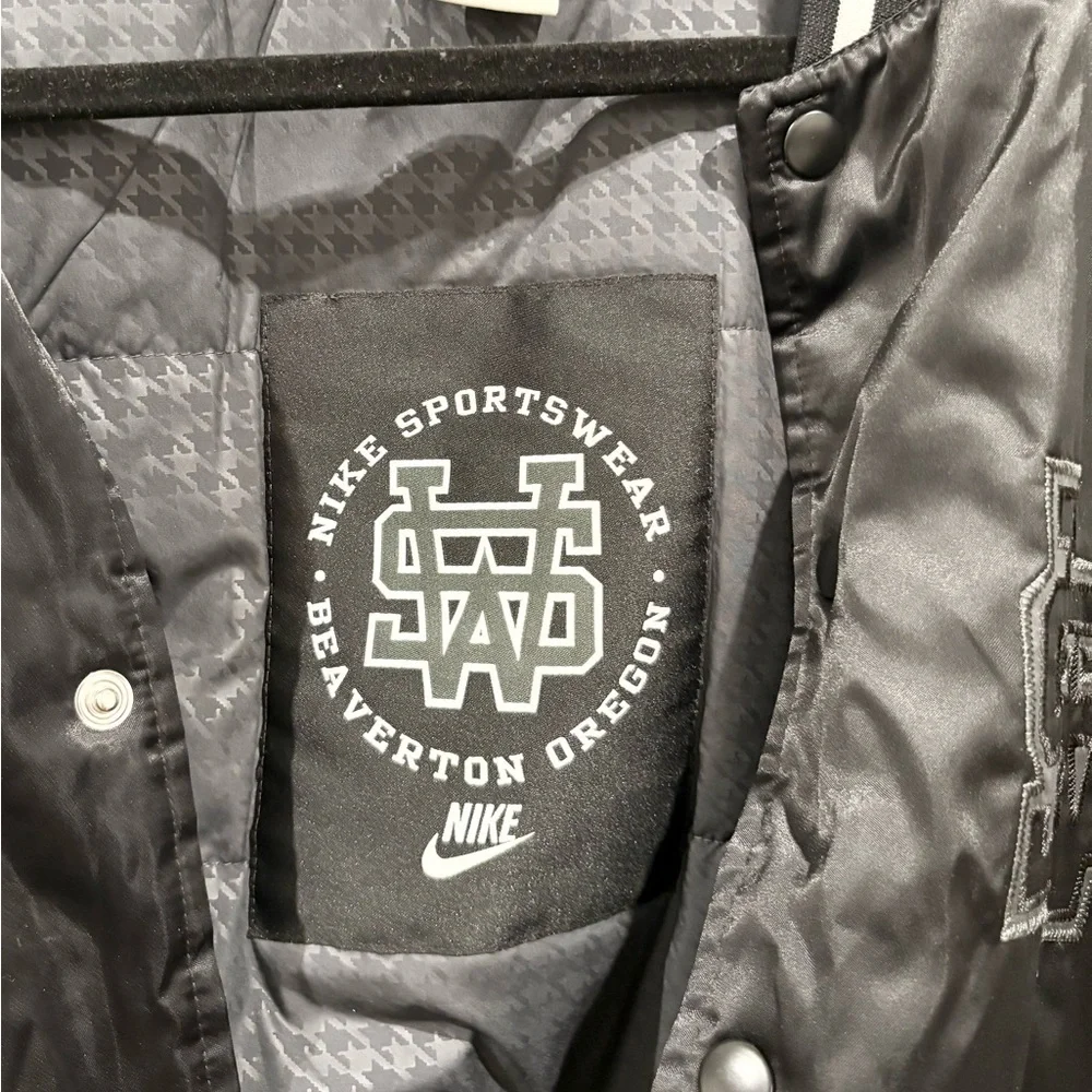 Vintage Nike Varsity Jacket/ Satin Bomber - Picture 4 of 5